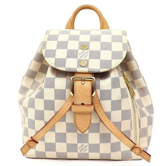 Louis Vuitton Sperone BB Backpack Damier Azur Rucksack White - Picture 1 of 11